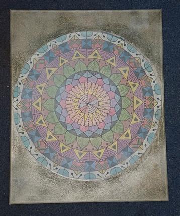 Handgemaakte Mandala Kunst beschikbaar voor biedingen