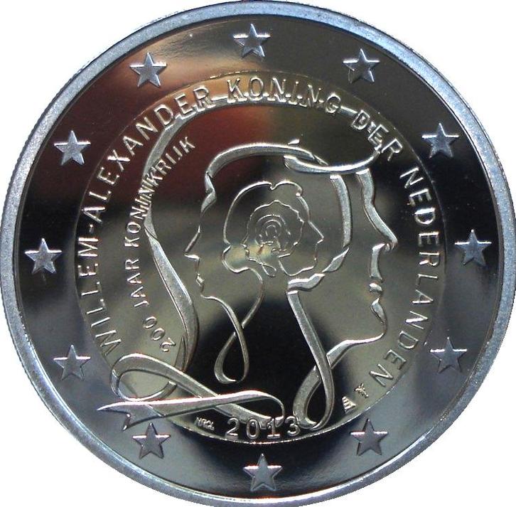 Nederland 2 euro 2013 (200 jaar Koninkrijk, proof), Postzegels en Munten, Munten | Nederland, Losse munt, Euro's, Koningin Beatrix