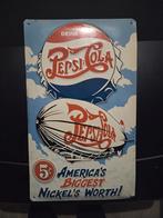Oud Pepsi Cola Reclamebord, Ophalen of Verzenden, Gebruikt, Reclamebord