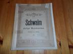 Schwalm - junge musikanten, Muziek en Instrumenten, Bladmuziek, Gebruikt, Klassiek, Ophalen of Verzenden, Artiest of Componist