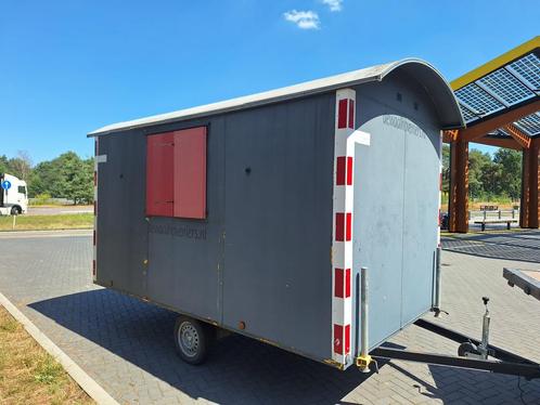 Schaftwagen bouwkeet pipowagen Schaftkeet, Doe-het-zelf en Verbouw, Bouwketen en Schaftketen, Gebruikt, Ophalen