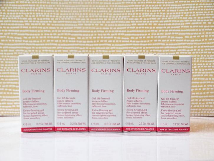 Clarins Body Firming Extra-Firming Gel (10 proefjes), Sieraden, Tassen en Uiterlijk, Uiterlijk | Lichaamsverzorging, Nieuw, Bodylotion, Crème of Olie