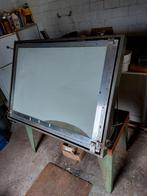 Schuurvondst Lichtbak/tekentafel verstelbaar 1975 - Vintage, Ophalen, Gebruikt, Minder dan 130 cm