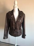 Leren bruine jasje van merk American Base New York, Kleding | Dames, Jasjes, Kostuums en Pakken, Maat 38/40 (M), American Base New York