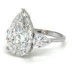 Nieuwe gouden ring met diamant van maar liefst 6,07 caraat!, Nieuw, Ophalen of Verzenden, 17 tot 18, Met edelsteen