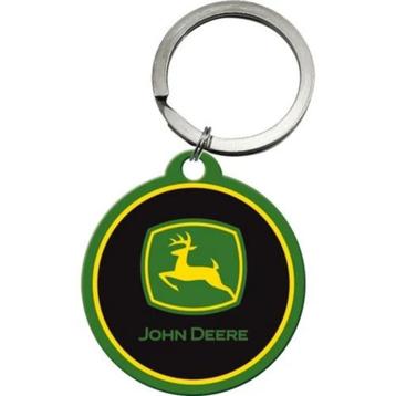 John Deere logo sleutelhanger van metaal reclame keychain  beschikbaar voor biedingen