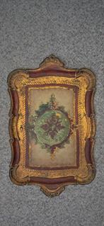 Antiek Dienblad met Gouden Details, Antiek en Kunst, Ophalen of Verzenden