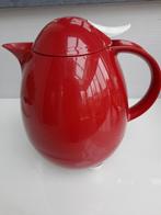 Vintage Leifheit thermoskan Rood, Ophalen of Verzenden, Zo goed als nieuw