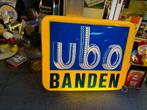 UBO Banden Garage Reclame Lichtbak, Antiek en Kunst, Antiek | Emaille, Ophalen