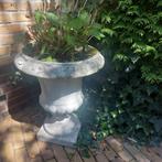 Bloempot sierlijk van beton, Tuin en Terras, Bloempotten, Ophalen, Gebruikt, 40 cm of meer, Rond