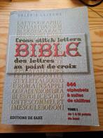 Cross Stitch Letters Bible - Valerie Lejeune, Gelezen, Ophalen of Verzenden, Valerie Lejeune, Borduren en Naaien