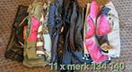 11 x merk kleding nikkie jurk jas vest ninni we 134 140, Ophalen of Verzenden, Gebruikt, Maat 134
