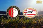 2/4 tickets Feyenoord - PSV | Vak G rij 5 naast elkaar, Tickets en Kaartjes, Sport | Voetbal, Losse kaart, Drie personen of meer