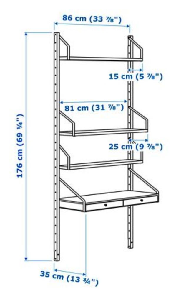 Ikea Svalnas kast in goede staat., Huis en Inrichting, Kasten | Stellingkasten, Gebruikt, Ophalen