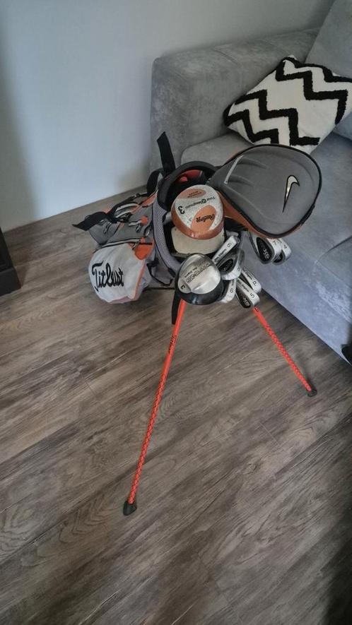 Golfset Compleet Linkshandig - Titleist Tas, Sport en Fitness, Golf, Gebruikt, Set, Overige merken, Ophalen