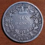 UK sixpence 1844 Victoria Zilver, Postzegels en Munten, Munten | Europa | Niet-Euromunten, Zilver, Ophalen of Verzenden, Losse munt