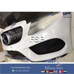 W205 C205 C43 AMG LINE Voorbumper COMPLEET bumper WIT origin, Auto-onderdelen, Carrosserie en Plaatwerk, Gebruikt, Voor, Mercedes-Benz