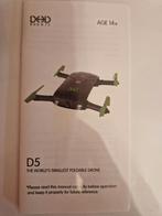 DHD D5 opvouwbare RC pocketdrone, nieuw, Ophalen of Verzenden