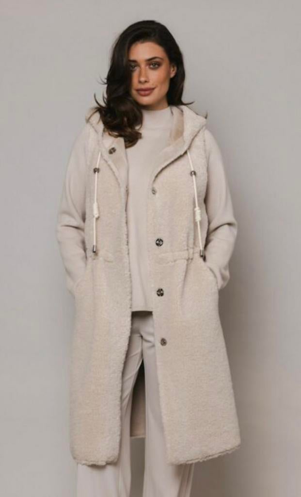 Nieuw met kaartje: omkeerbare bodywarmer gilet Rino & Pelle, Verzenden, Nieuw, Maat 38/40 (M), Beige