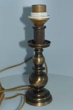 Vintage Amedi verlichtin bronzen lampenvoet tafellamp brons, Minder dan 50 cm, Ophalen of Verzenden, Metaal, Zo goed als nieuw
