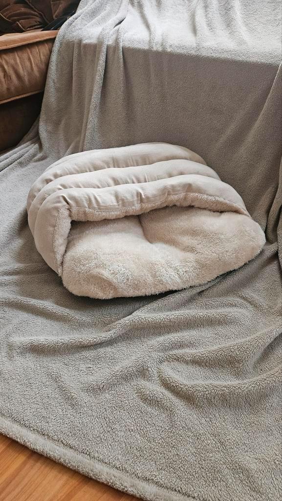 Zachte Kattenmand - Comfort voor uw kat, Huis en Inrichting, Zitzakken, Zo goed als nieuw, Overige typen, Beige, Ophalen