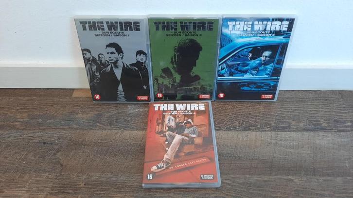 The Wire Seizoen 1 t/m 4 TV Serie DVD Boxsets, Cd's en Dvd's, Dvd's | Tv en Series, Gebruikt, Drama, Ophalen of Verzenden
