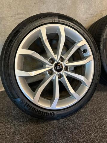 Originele Audi A4 18 inch velgen incl zomerbanden beschikbaar voor biedingen