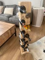 Houten wijnrek, Huis en Inrichting, Woonaccessoires | Wijnrekken, Ophalen, Zo goed als nieuw, Hout, 75 cm of meer