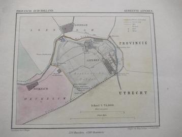 11 Asperen kasteel Heukelum Litho Kuyper 1867 beschikbaar voor biedingen