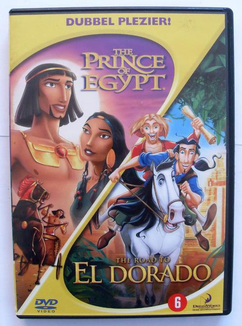 De prins van Egypte & The Road to El Dorado (originele dvd's, Cd's en Dvd's, Dvd's | Tekenfilms en Animatie, Gebruikt, Europees