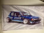 Peugeot 205 gti vlag voor werkplaats Garage, Ophalen of Verzenden, Nieuw, Auto's