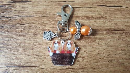 Sleutelhanger Cavalier king charles spaniël beschermengeltje, Sieraden, Tassen en Uiterlijk, Kettinghangers, Nieuw, Dier, Verzenden