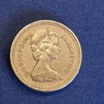 one pound 1983 met omgekeerde randtekst Decus et Tutamen, Ophalen of Verzenden, Losse munt, Overige landen