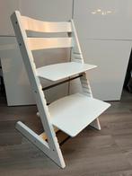 Stokke Tripp Trapp kinderstoel wit, Ophalen, Gebruikt, Meegroeistoel