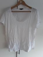 H&M Basic Wit T-shirt Met Ronde Hals Maat XL, H&M, Verzenden, Wit, Maat 46/48 (XL) of groter