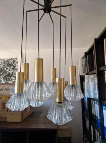 vintage STILUX Milano kaskadenlamp space age 60er, Verzamelen, Retro, Huis en Inrichting, Ophalen