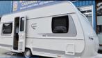 Fendt 465 SFB bianco Selection, Caravans en Kamperen, Caravans, Schokbreker, Rondzit, Frans bed, Particulier