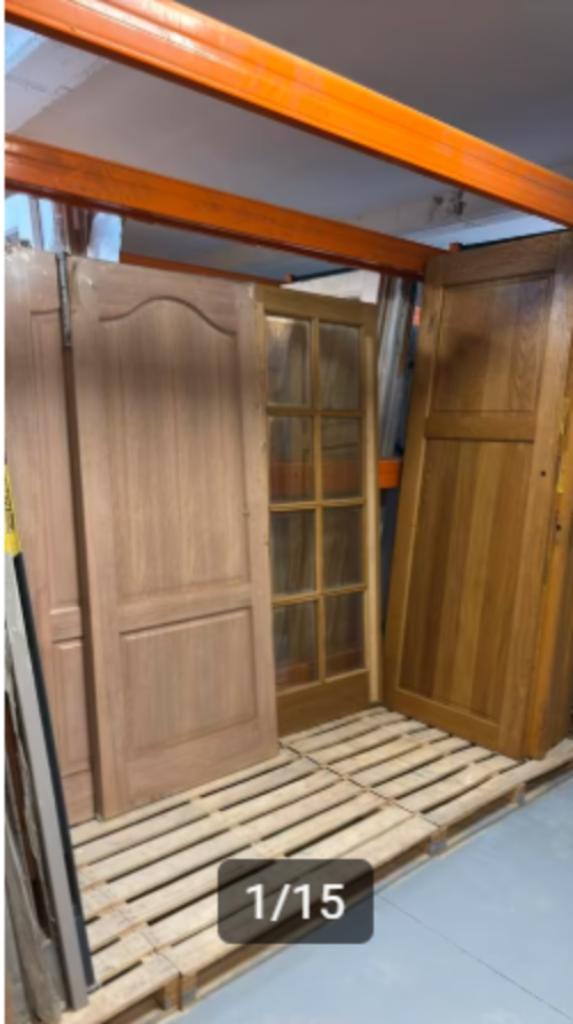 Alle nieuwe deuren 70% korting, Doe-het-zelf en Verbouw, Deuren en Horren, Nieuw, Binnendeur, 200 tot 215 cm, Glas, Hout, Ophalen of Verzenden