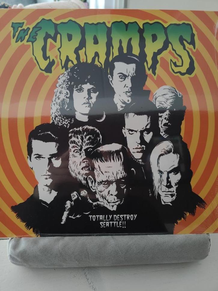 rock vinyl: The Cramps- Total destroy Seatlle 82..*SEALED*, Cd's en Dvd's, Vinyl | Rock, Nieuw in verpakking, Alternative, 12 inch