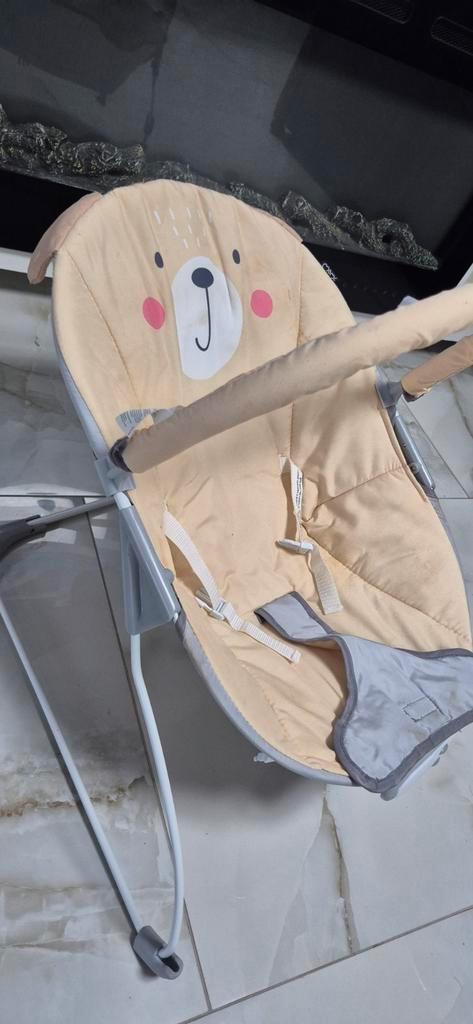 Leuke Wipstoel met Berenprint, Kinderen en Baby's, Wipstoeltjes, Gebruikt, Wipstoel, Overige merken, Met gordel(s) of riempje(s)