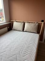 IKEA BJÖRKSNÄS bed 160x200 met matras, Huis en Inrichting, Slaapkamer | Slaapbanken, Ophalen, Beige, Tweepersoons, Zo goed als nieuw