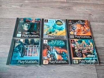 Playstation 1 PS1 Games 6 Stuks beschikbaar voor biedingen
