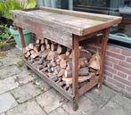 Oude werkbank te gebruiken als oppottafel, Tuin en Terras, Tuintafels, Ophalen, Gebruikt, N.v.t, N.v.t