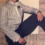 trouwkostuum/ feestkostuum/vlinderdas/manchetknopen, Ophalen, Zo goed als nieuw, Wit, Ivoor of Crème, Accessoires