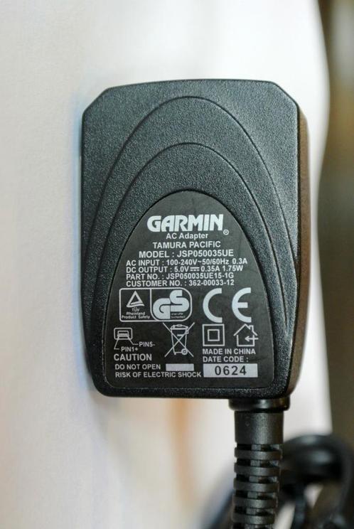 Garmin USB-mini Oplader Power Supply 5V Volt 0,35 A 1,75 W, Sport en Fitness, Loopsport en Atletiek, Gebruikt, Overige typen, Ophalen of Verzenden