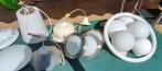 lampen, Huis en Inrichting, Lampen | Hanglampen, Ophalen of Verzenden, Gebruikt, Glas, Minder dan 50 cm