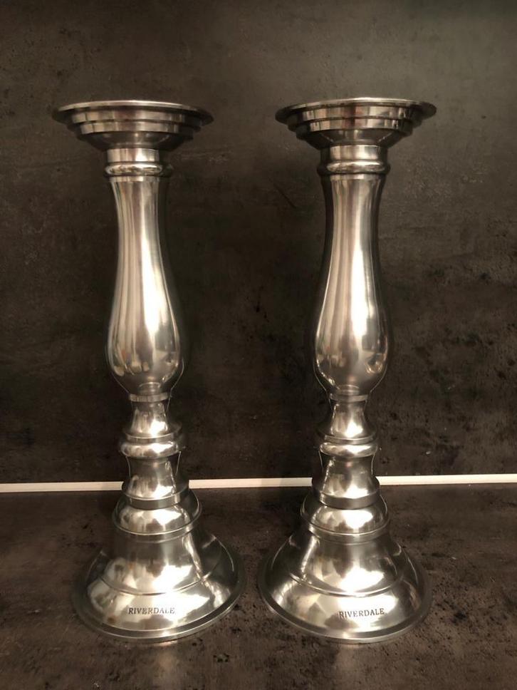 Zilveren woonaccessoires, Rivera Maison, Riverdale ea, Huis en Inrichting, Woonaccessoires | Overige, Zo goed als nieuw, Ophalen