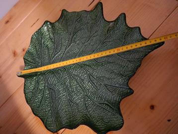 Grote glazen schaal plateau  beschikbaar voor biedingen