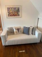Klippan bank wit kunstleder van Ikea, Ophalen, 150 tot 200 cm, Tweepersoons, 75 tot 100 cm
