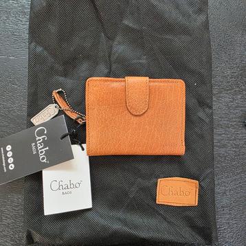 Nieuwe Chabo Bags Lola Camel Drukknop Portemonnee echt leer  beschikbaar voor biedingen